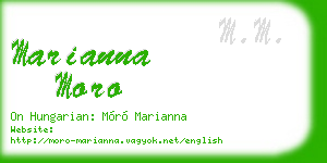 marianna moro business card