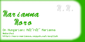 marianna moro business card